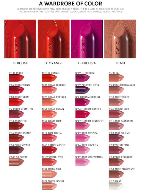 ysl lip tint price|ysl lip gloss chart.